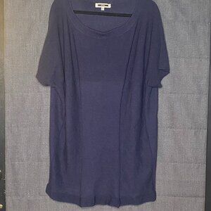 Ipekyol navy blue,  woven knit mini dress w/ adjustable waistband, size S Small